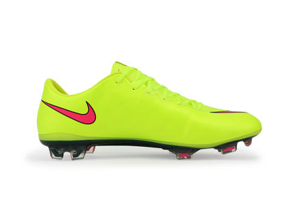 Nike Men's Mercurial Vapor X FG Volt/Hyper Pink/Black Volt