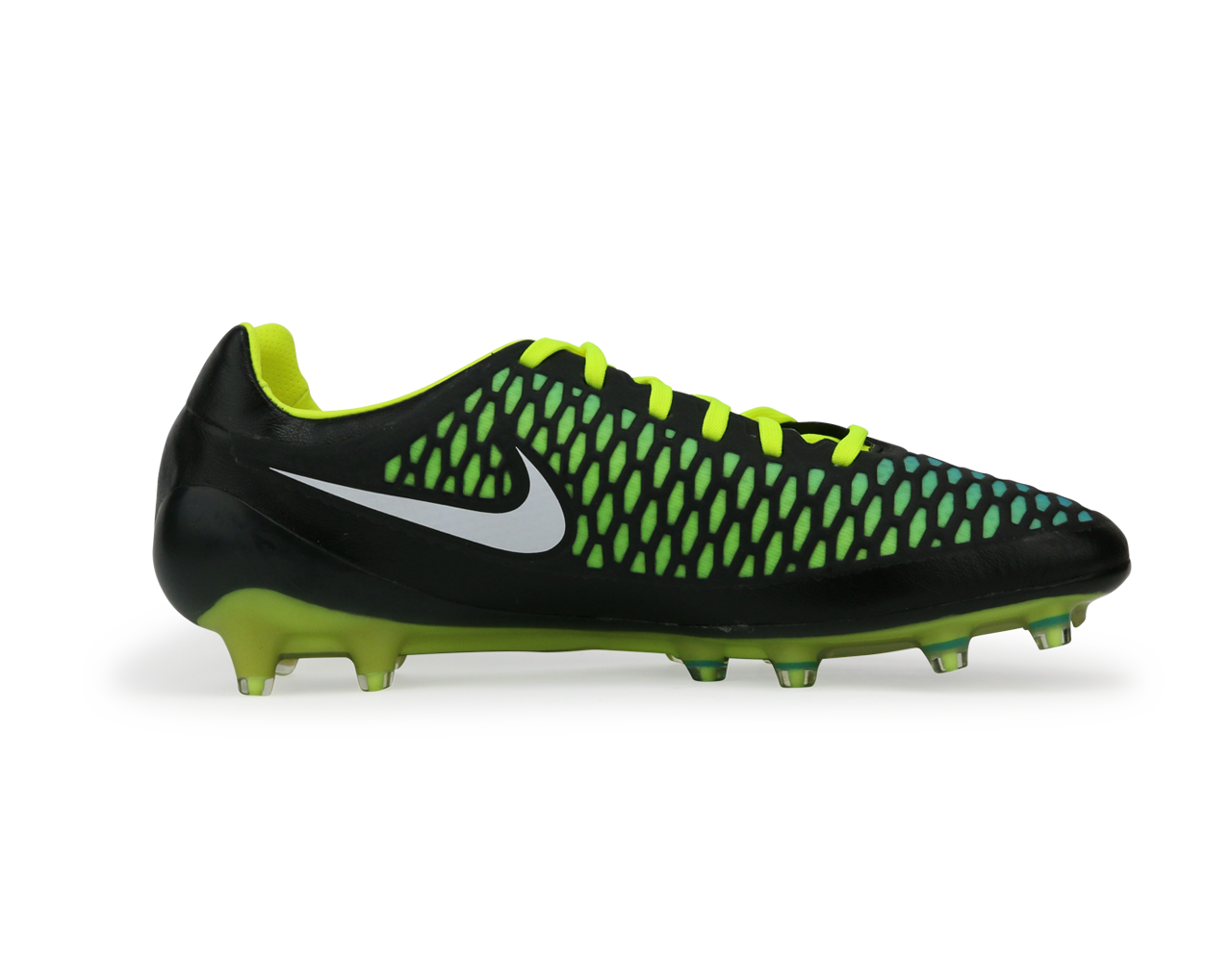 Nike Men's Magista Opus FG Black/Volt/Blue Lagoon