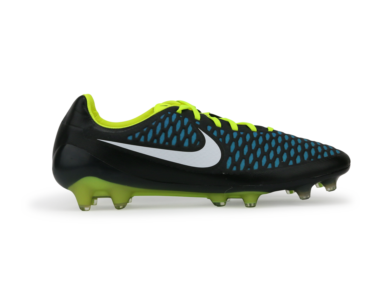 Nike Men's Magista Opus FG Black/Volt/Blue Lagoon