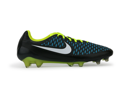 Nike Men's Magista Opus FG Black/Volt/Blue Lagoon