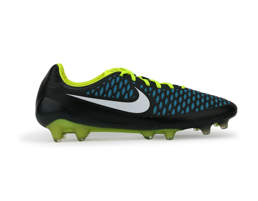 Nike Men's Magista Opus FG Black/Volt/Blue Lagoon