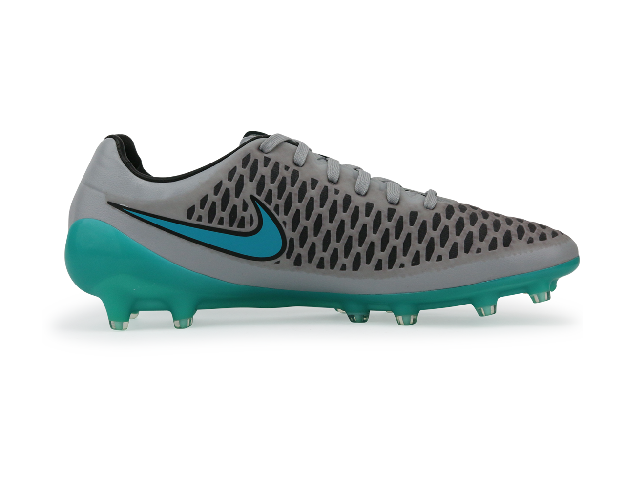Nike Men's Magista Opus FG Wolf Grey/Black/Turquoise Blue
