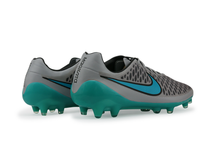 Nike Men's Magista Opus FG Wolf Grey/Black/Turquoise Blue