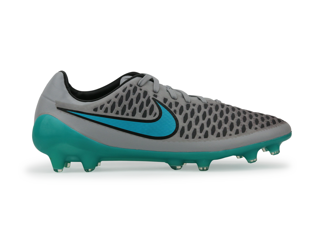 Nike Men's Magista Opus FG Wolf Grey/Black/Turquoise Blue
