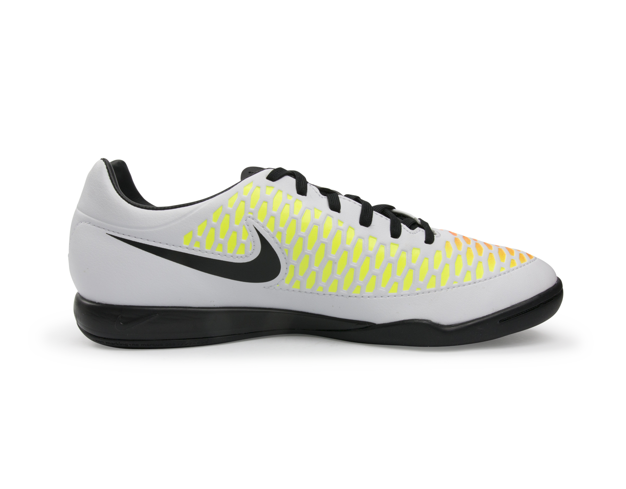 Nike Men's Magista Onda Indoor Soccer Shoes White/Black/Pink Blast/Volt Blanc