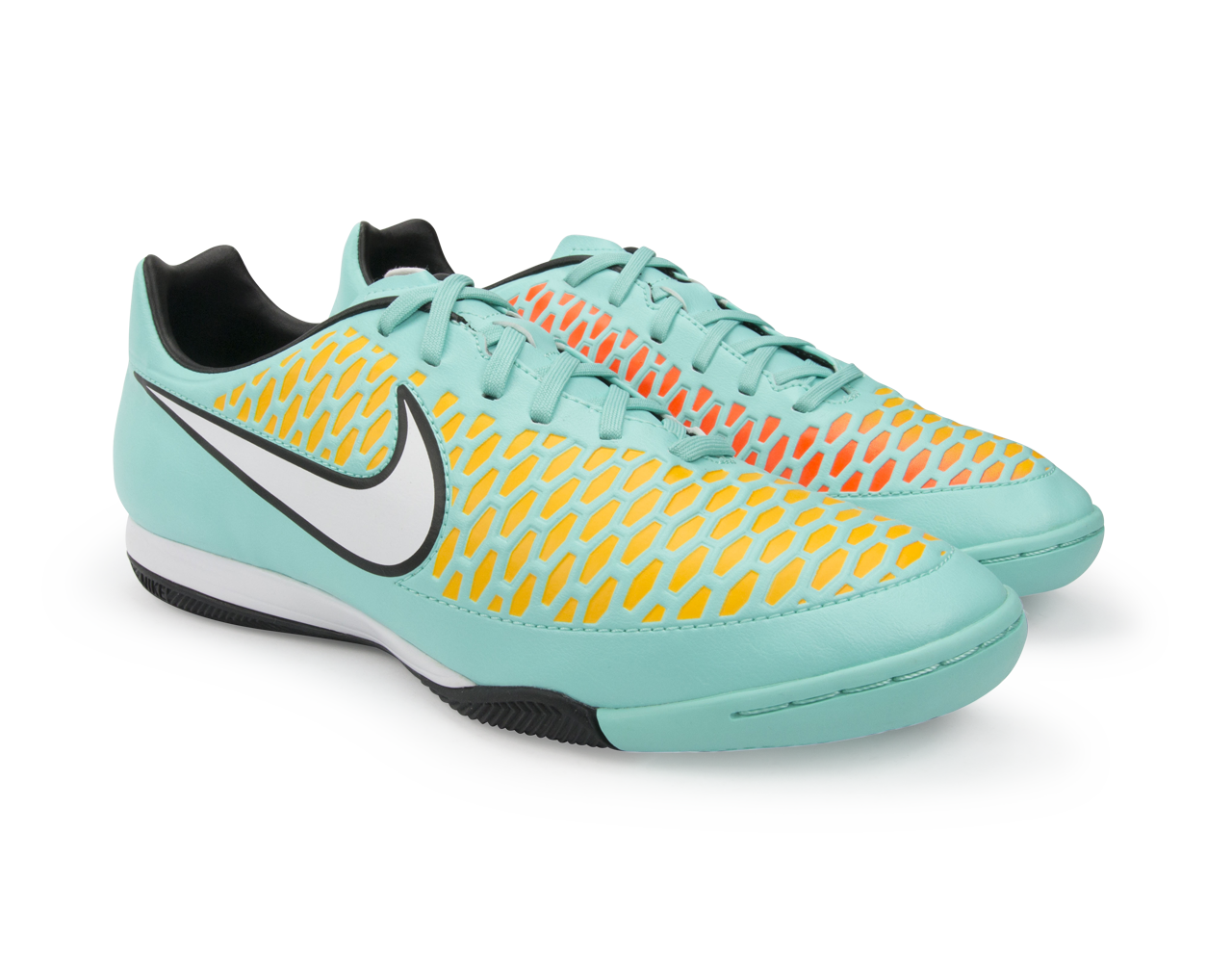 Nike Men's Magista Onda Indoor Soccer Shoes Hyper Turquoise/White/Laser Orange