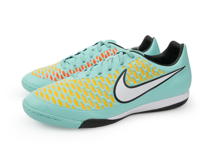 Nike Men's Magista Onda Indoor Soccer Shoes Hyper Turquoise/White/Laser Orange