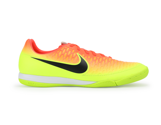 Nike Men's Magista Onda Indoor Soccer Shoes Total Crimson/Black Volt/Bright Citrus