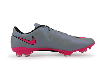 Nike Men's Mercurial Veloce II FG Wolf Grey/Black/Hyper Pink