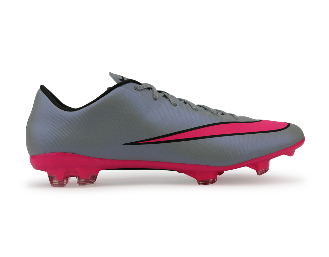 Nike Men's Mercurial Veloce II FG Wolf Grey/Black/Hyper Pink