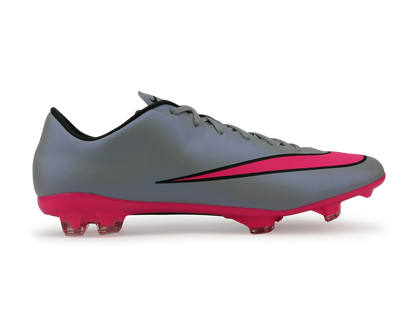 Nike Men's Mercurial Veloce II FG Wolf Grey/Black/Hyper Pink