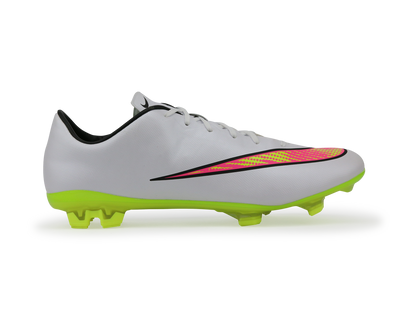 Nike Men's Mercurial Veloce II FG White/Volt/Black