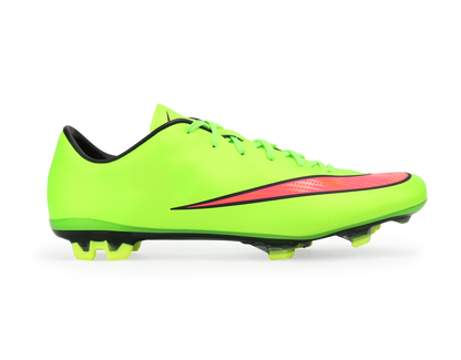 Nike Men's Mercurial Veloce II FG Electric Green/Hyper Punch/Black