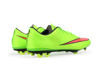 Nike Men's Mercurial Veloce II FG Electric Green/Hyper Punch/Black