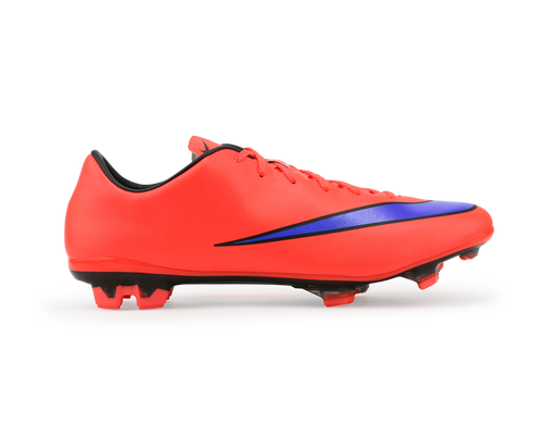 Nike Men's Mercurial Veloce II FG Bright Crimson/Poison Green