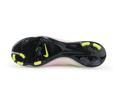 Nike Kids Mercurial Vapor X FG White/Black/Volt/Total Orange