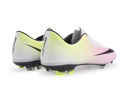 Nike Kids Mercurial Vapor X FG White/Black/Volt/Total Orange