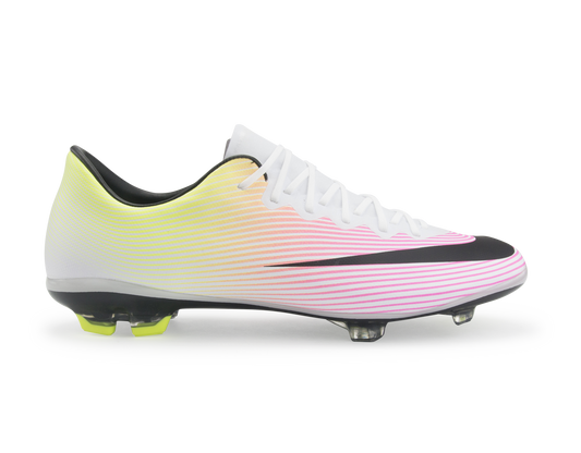 Nike Kids Mercurial Vapor X FG White/Black/Volt/Total Orange