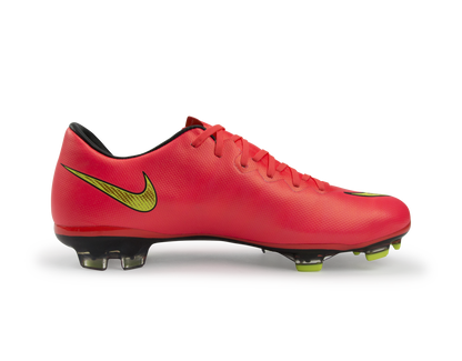 Nike Kids Mercurial Vapor X FG Volt/Metallic Gold/Black