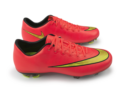 Nike Kids Mercurial Vapor X FG Volt/Metallic Gold/Black
