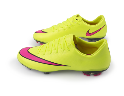 Nike Kids Mercurial Vapor V FG Volt/Hyper Pink/Black