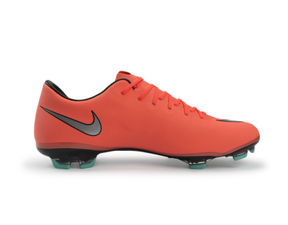 Nike Kids Mercurial Vapor X FG Bright Mango/Metallic Silver/Hyper Turquoise