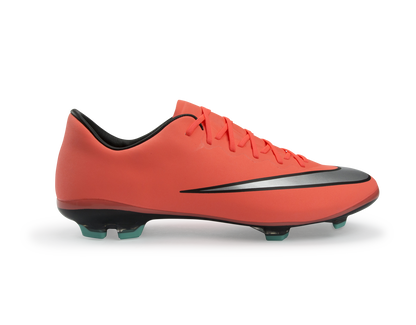 Nike Kids Mercurial Vapor X FG Bright Mango/Metallic Silver/Hyper Turquoise