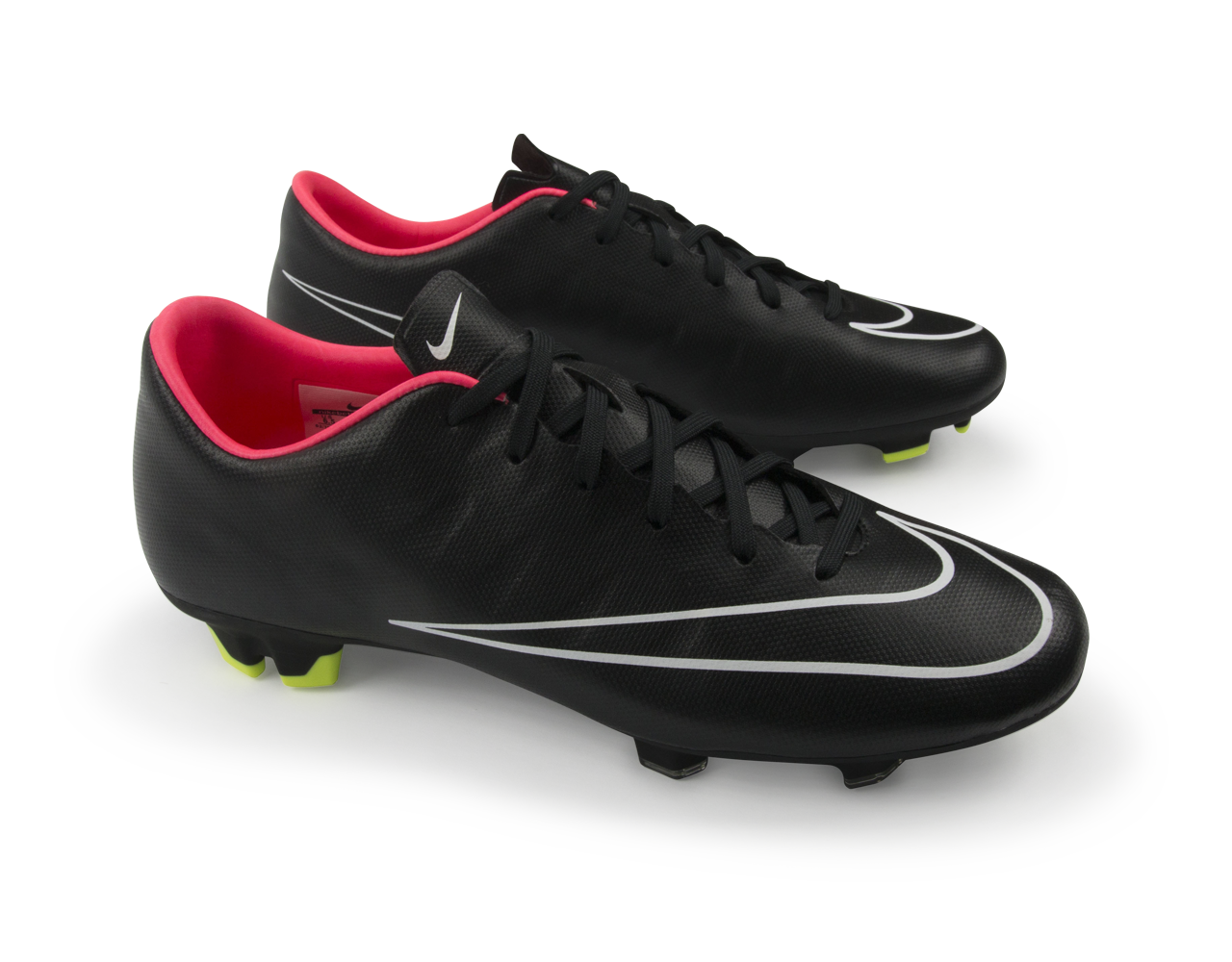 Nike Men's Mercurial Victory II FG Black/Hyper Punch/White