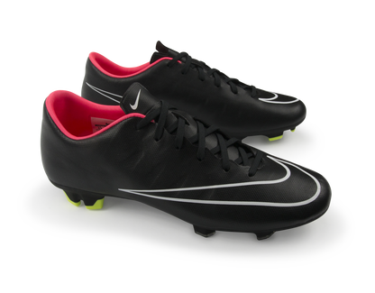 Nike Men's Mercurial Victory II FG Black/Hyper Punch/White
