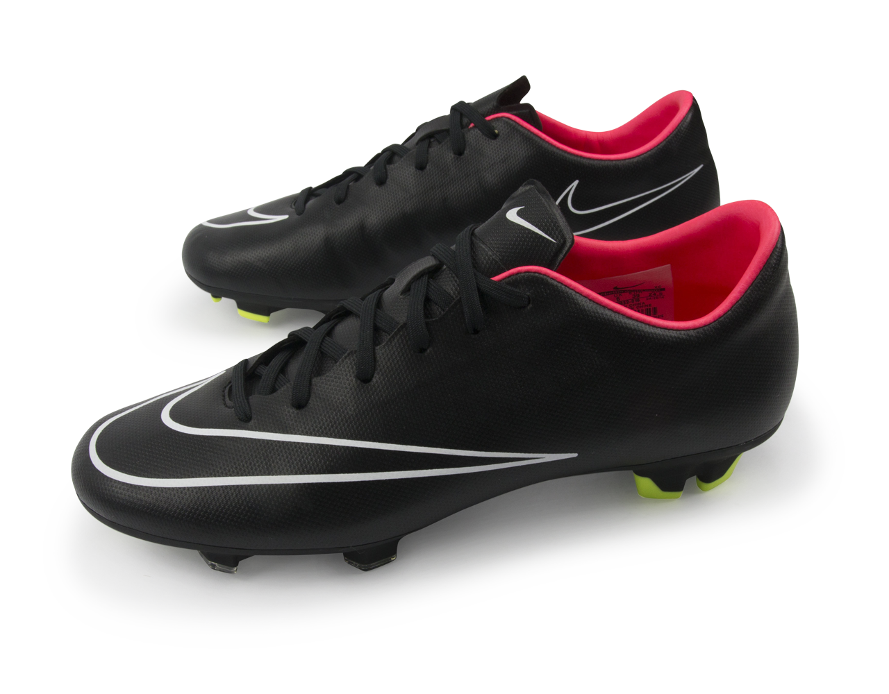 Nike Men's Mercurial Victory II FG Black/Hyper Punch/White