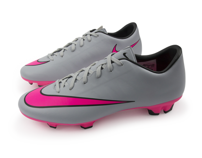 Nike Men's Mercurial Victory V FG Wolf Grey/Vivid Pink/White