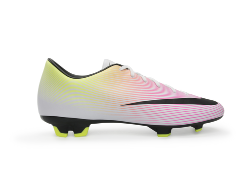 Nike Men's Mecurial Victory V FG White/Black/Volt