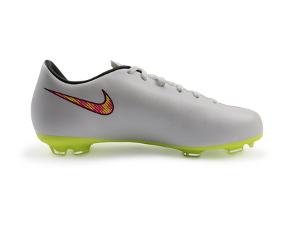 Nike Kids Mercurial Victory V FG White/Volt/Black