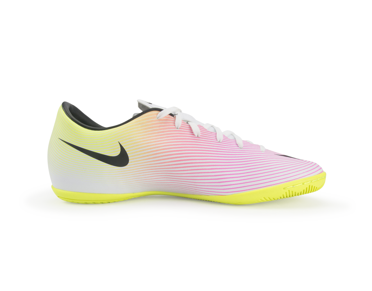 Nike Men's Mercurial Victory V Indoor Soccer Shoes White/Black/Volt