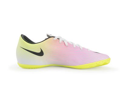 Nike Men's Mercurial Victory V Indoor Soccer Shoes White/Black/Volt