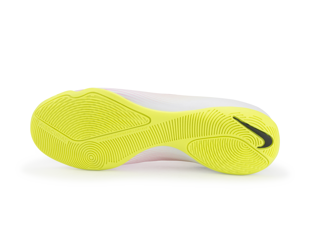 Nike Men's Mercurial Victory V Indoor Soccer Shoes White/Black/Volt