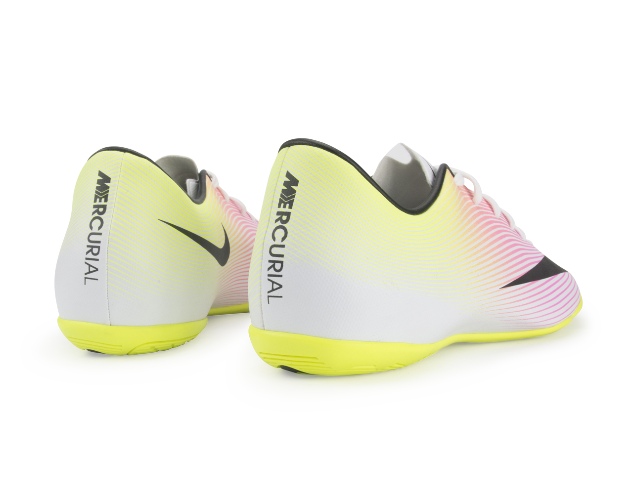 Nike Men's Mercurial Victory V Indoor Soccer Shoes White/Black/Volt