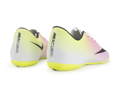 Nike Men's Mercurial Victory V Indoor Soccer Shoes White/Black/Volt