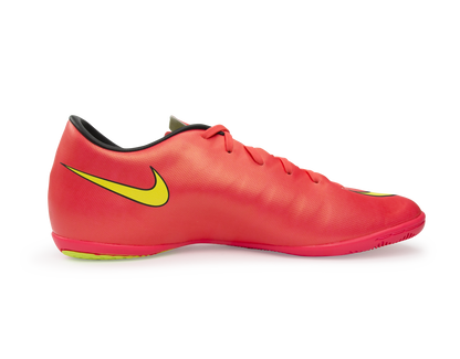 Nike Men's Mercurial Victory V Indoor Soccer Shoes Hyper Punch/Metallic Gold/Black