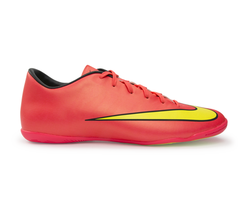 Nike Men's Mercurial Victory V Indoor Soccer Shoes Hyper Punch/Metallic Gold/Black