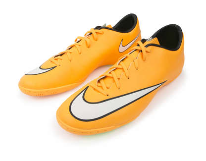 Nike Men's Mercurial Victory V Indoor Soccer Shoes Laser Orange/Black/Volt/White
