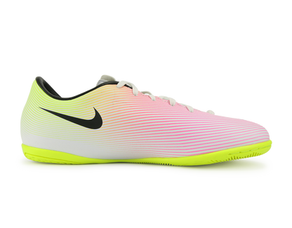 Nike Kids Mercurial Victory V Indoor Soccer Shoes White/Black Volt/Total Orange