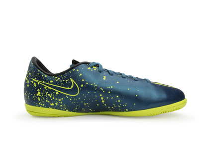 Nike Kids Mercurial Victory V Indoor Soccer Shoes Squadorn Blue/Black/Volt