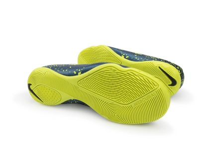 Nike Kids Mercurial Victory V Indoor Soccer Shoes Squadorn Blue/Black/Volt