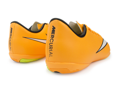 Nike Kids Mercurial Victory V Indoor Soccer Shoes Laser Orange/Black/Volt