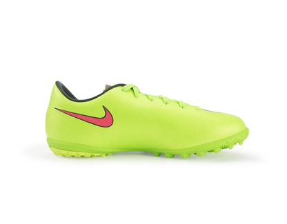 Nike Kids Mercurial Victory V Turf Soccer Shoes Electric Green/Hyper Punch/Black