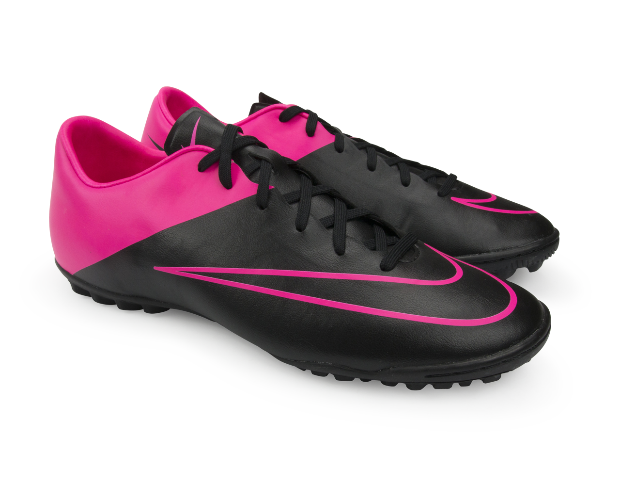 Nike Men's Mercurial Victory V Turf Soccer Shoes Black/Hyper Pink/Pink Pow