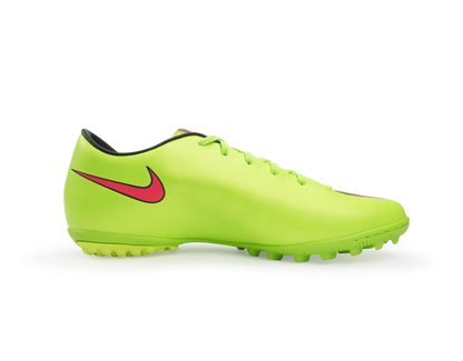 Nike Men's Mercurial Victory V Turf Soccer Shoes Electric Green/Hyper Punch/Black