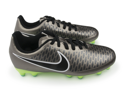 Nike Kids Magista Onda FG Metallic Pewter/Ghost Green/Black