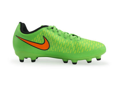 Nike Kids Magista Onda FG Posion Green/Total Orange/Flash Lime